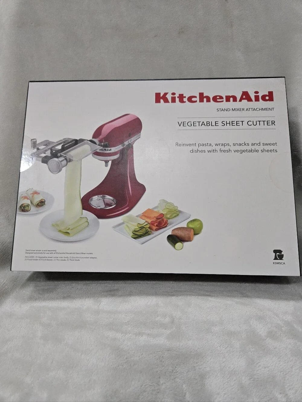 KitchenAid Vegetable Sheet Cutter Attachment - Red